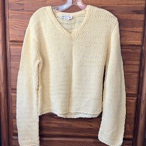 Light Yellow Knit Sweater